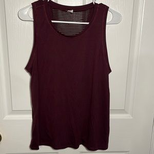 purple work out tank top